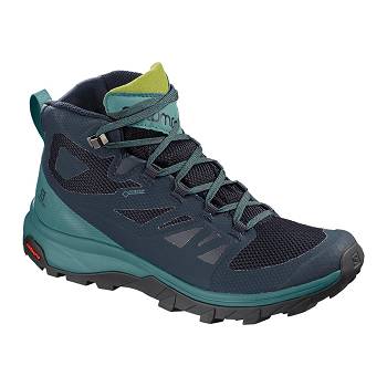 Salomon Női OUTline Mid Cut GTX W Túracipő Sötétkék